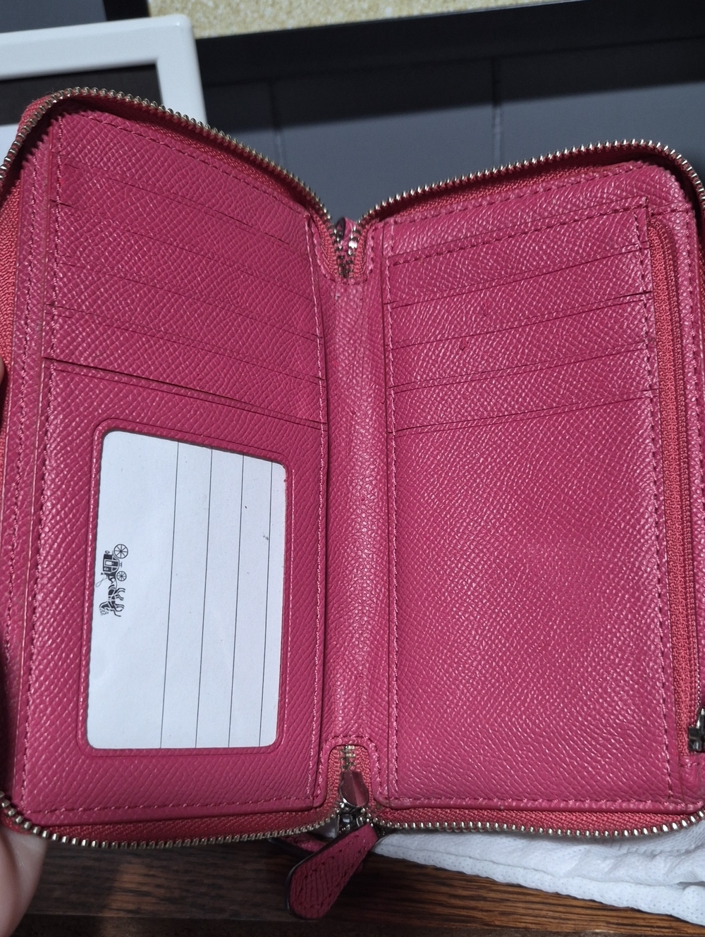 COACH Double Zip Wallet - Picture 6 of 9